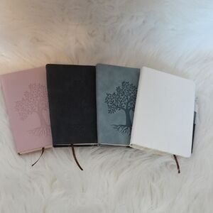 Elegant Tree Design Notebooks - Set of 4